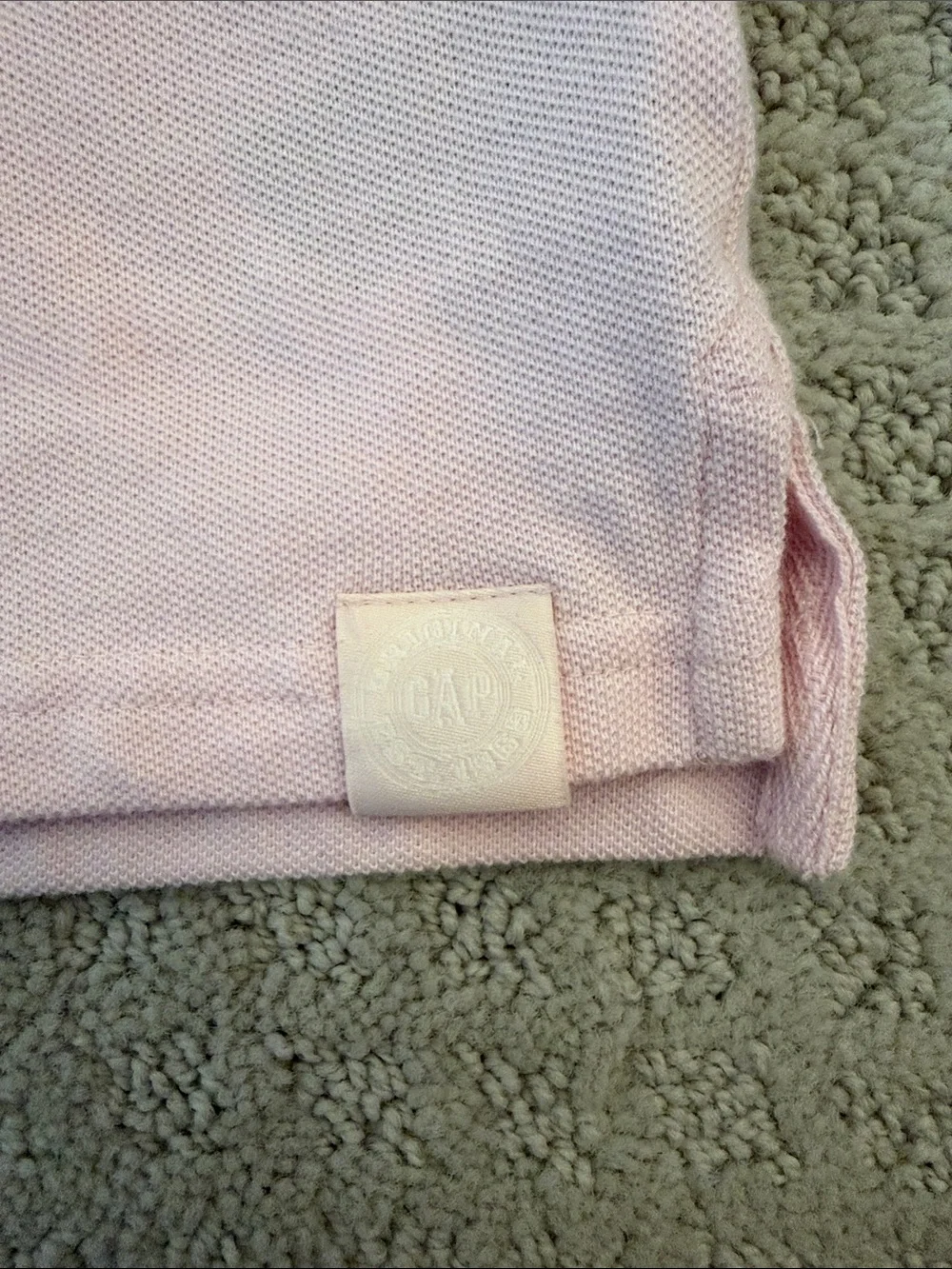 GAP Kids Polo Shirt - Pale Pink